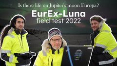 Preparing a Mission to Jupiter's moon Europa: Under-Ice field test with the AUV DeepLeng